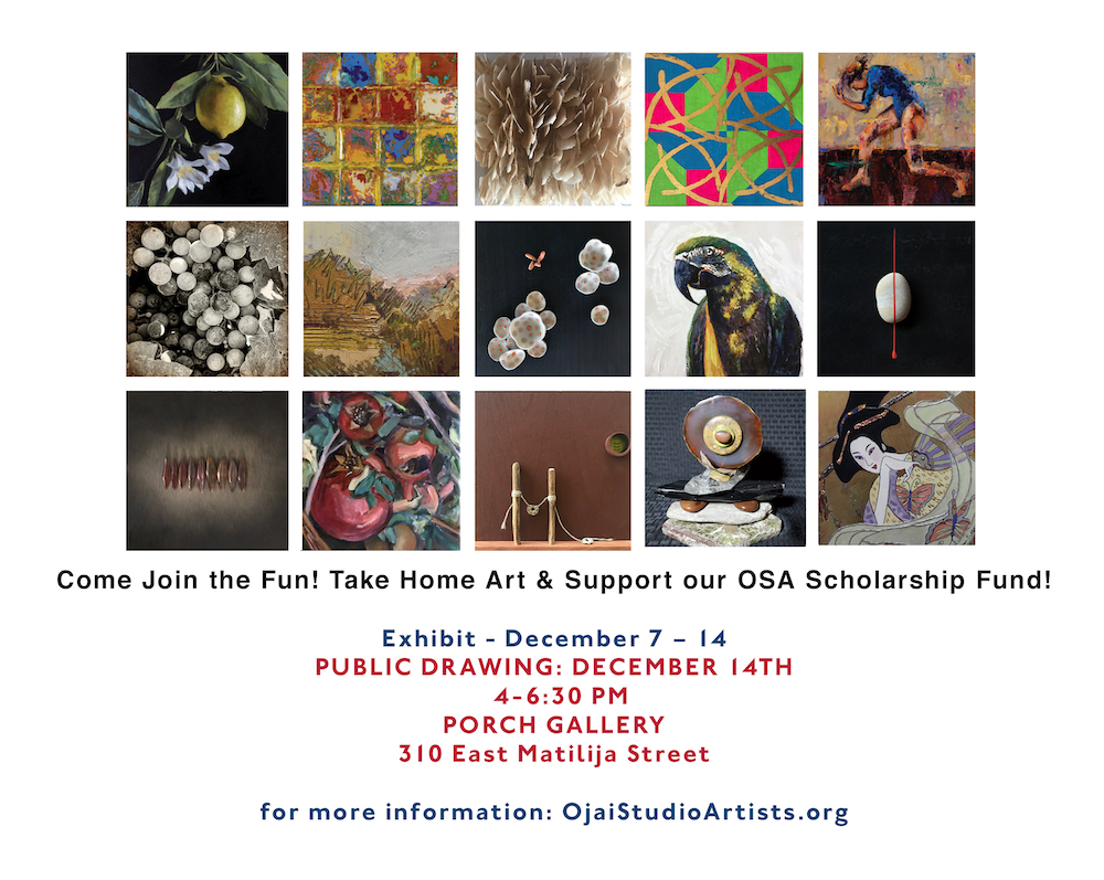 Ojai Studio Artists - Small Works Exhibition at the Porch Gallery Oaji